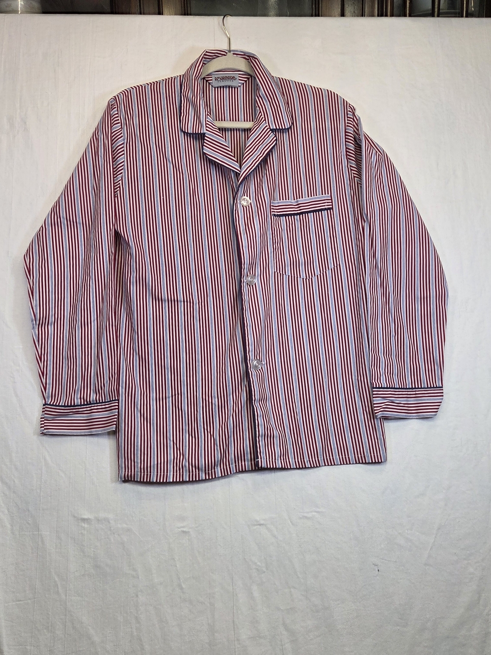 McGregor Men’s Red and White Striped Lounge Shirt #0289